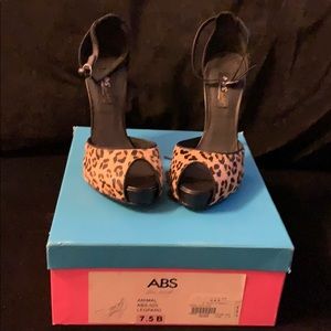 Allen Schwartz Leopard High Heels